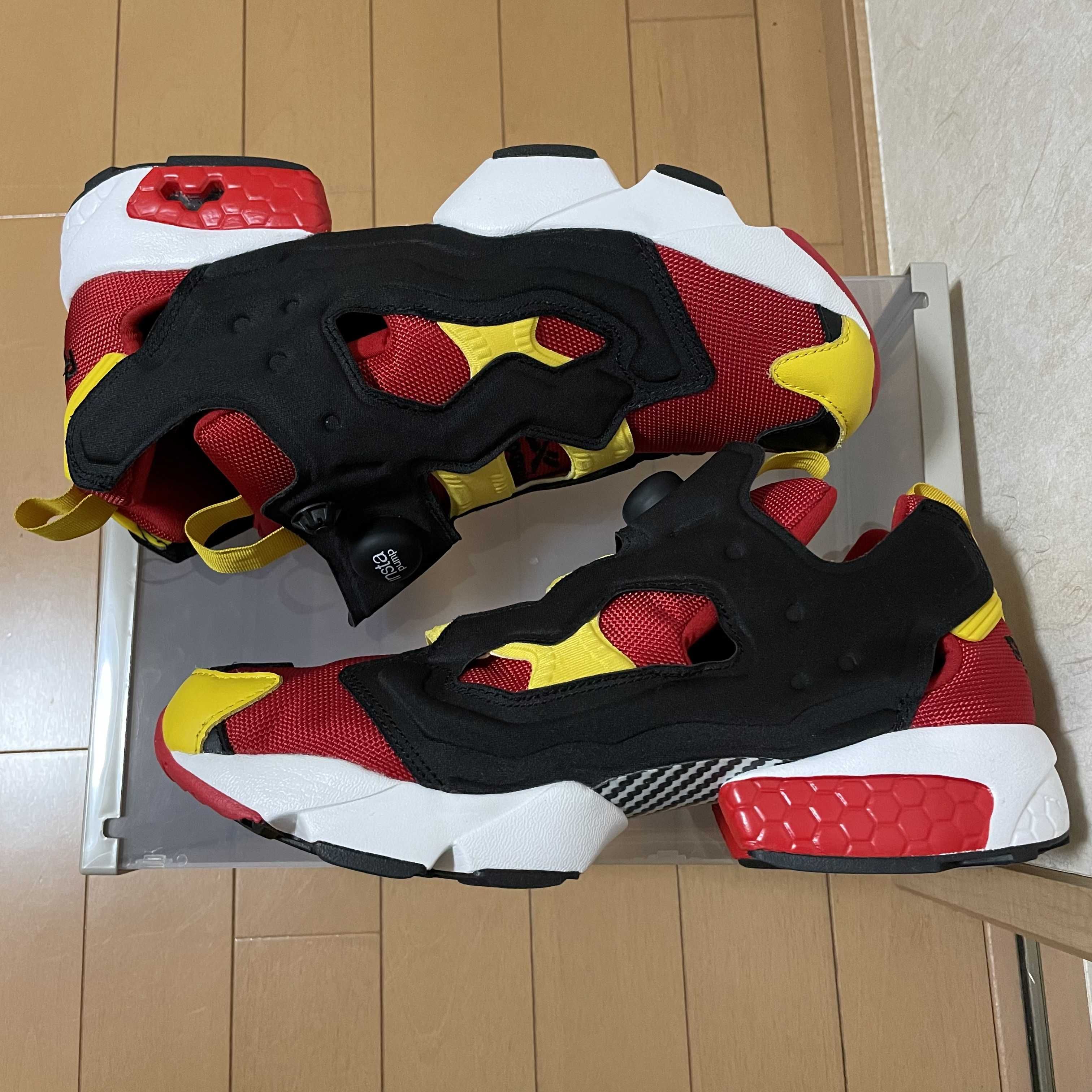 REEBOK INSTAPUMP FURY OG MU "RED/BLACK/YELLOW"