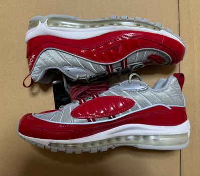 Supreme × Nike Air Max 98 "Varsity Red/Reflect Silver"