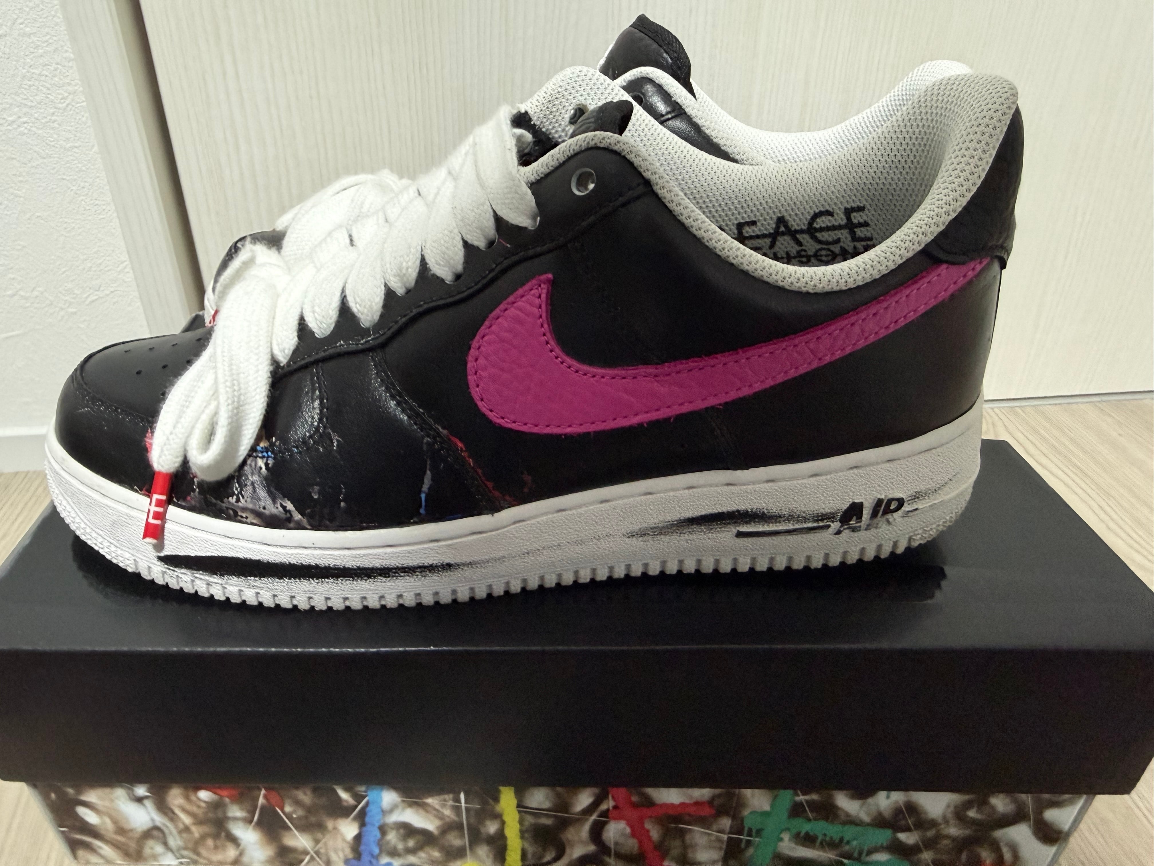 ピースマイナスワン × ナイキ エアフォース1 ロー '07 パラノイズ3.0 "ブラック アンド マルチカラー" / ジードラゴン