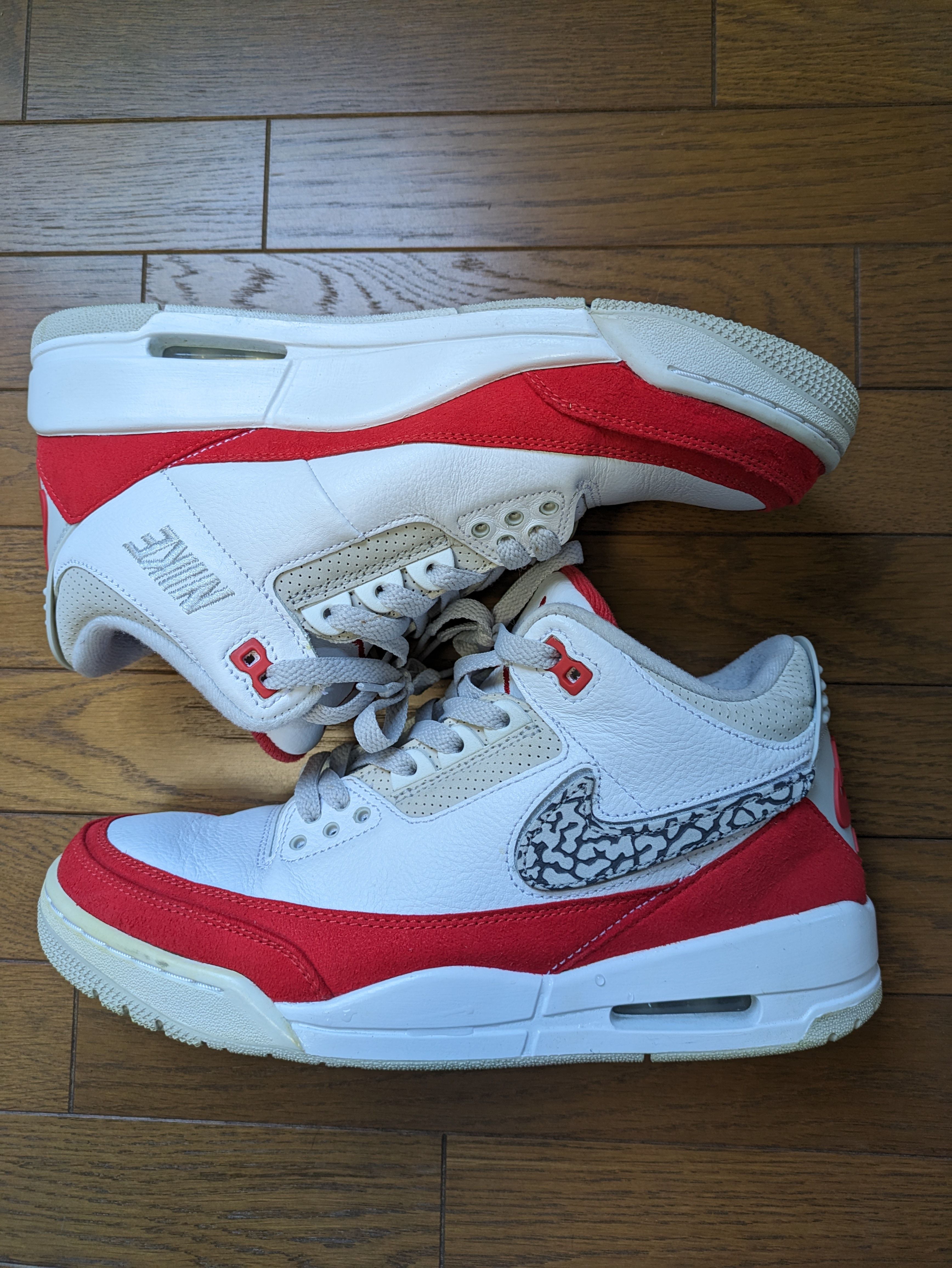 Nike Air Jordan 3 Retro "Tinker White/University Red"