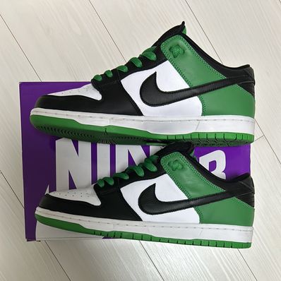 Nike SB Dunk Low Pro "Black and Classic Green"