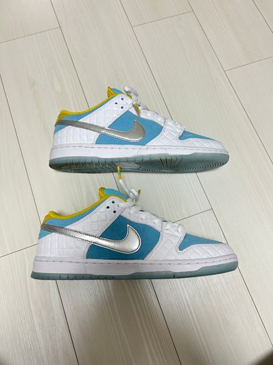 FTC × Nike SB Dunk Low "White/Blue"
