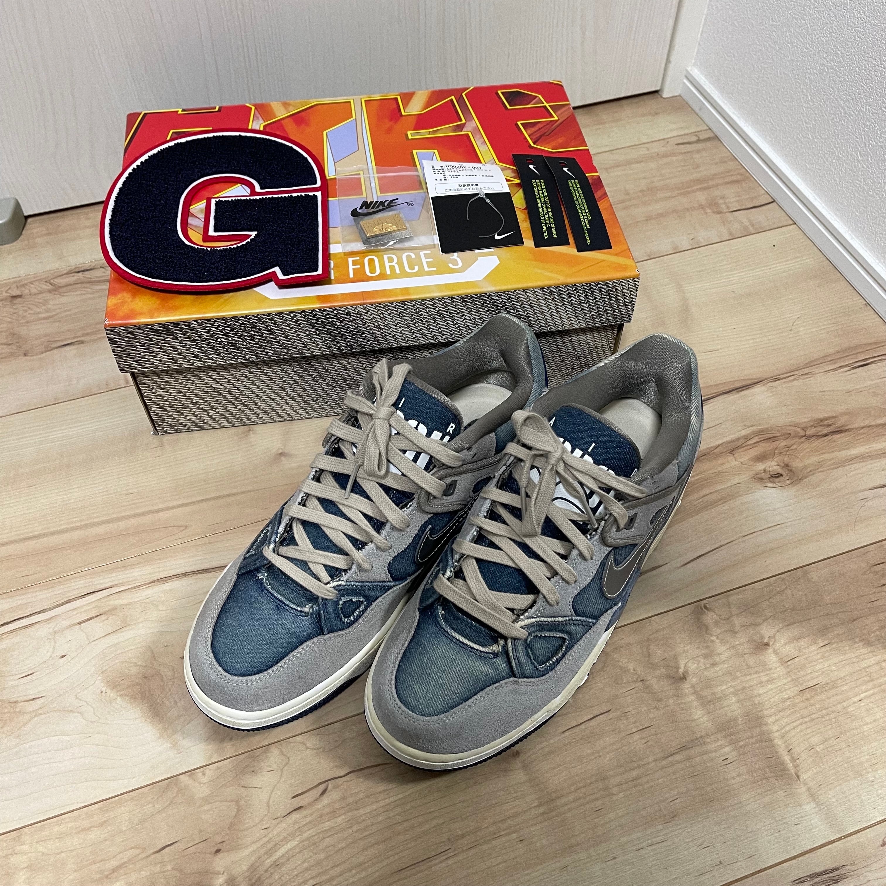 NIGO® × Levi's × Nike Air Force 3 Low SP "Olive Grey" (NIGO Heel Logo) (Levi's Tab)