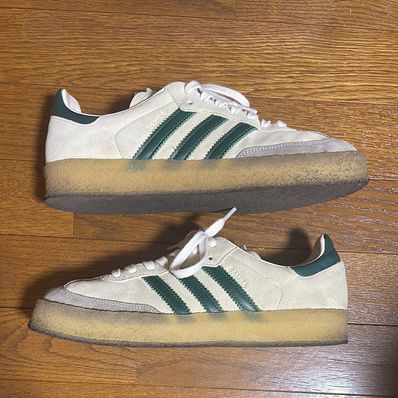 Ronnie Fieg × Clarks × adidas Samba "White/Green"