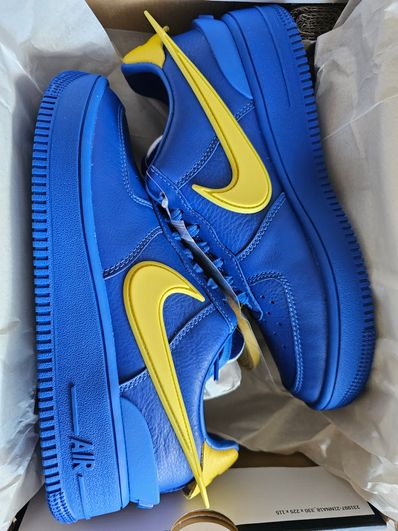 AMBUSH × Nike Air Force 1 Low "Game Royal and Vivid Sulfur"