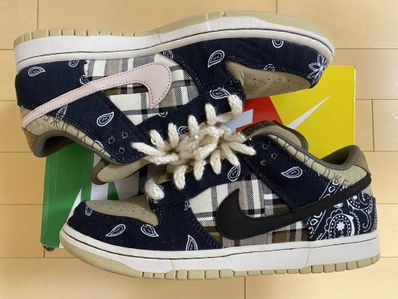 Travis Scott × Nike SB Dunk Low "Black/Parachute Beige"