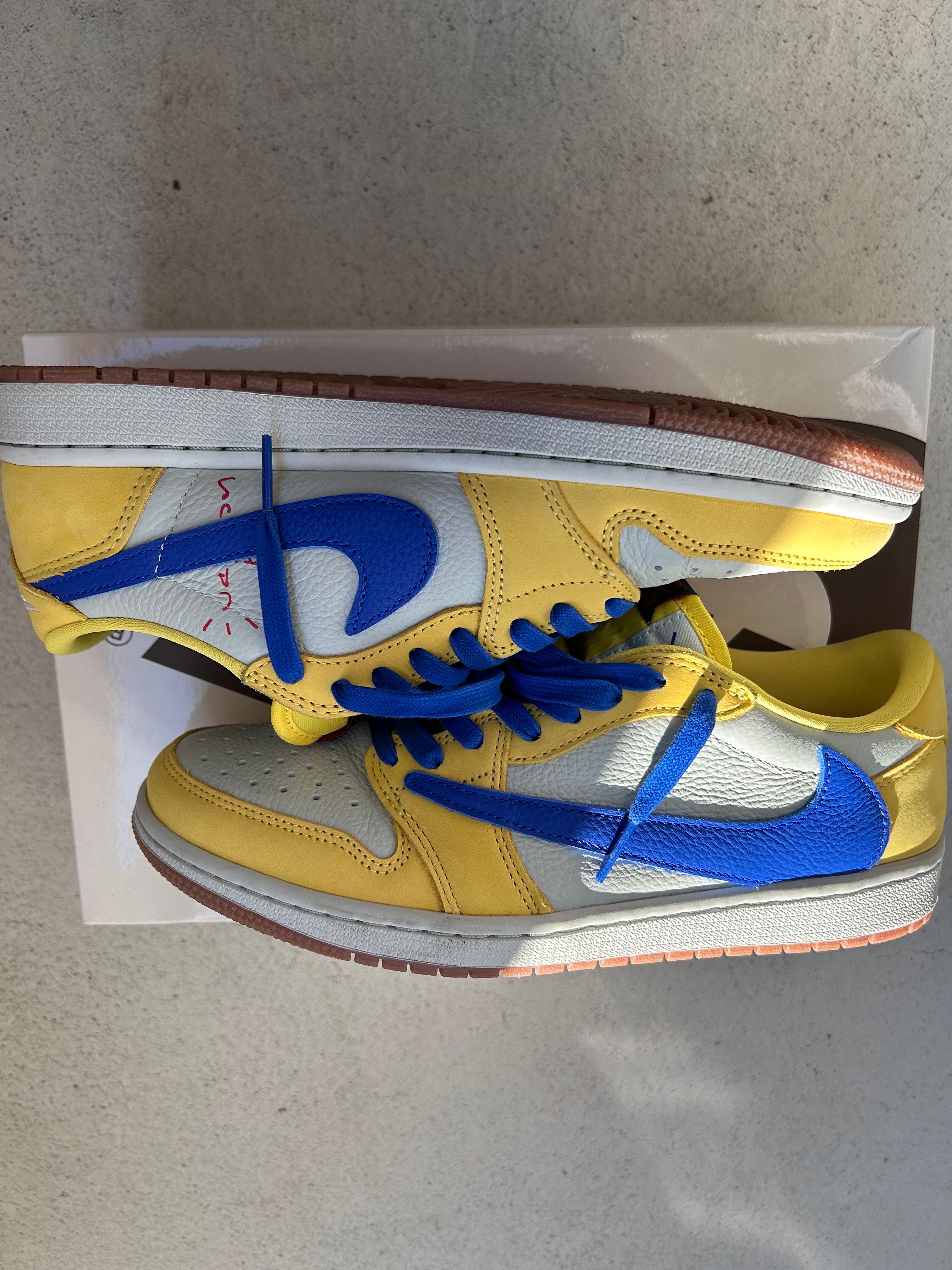 Travis Scott × Nike Women's Air Jordan 1 Retro Low OG "Canary"