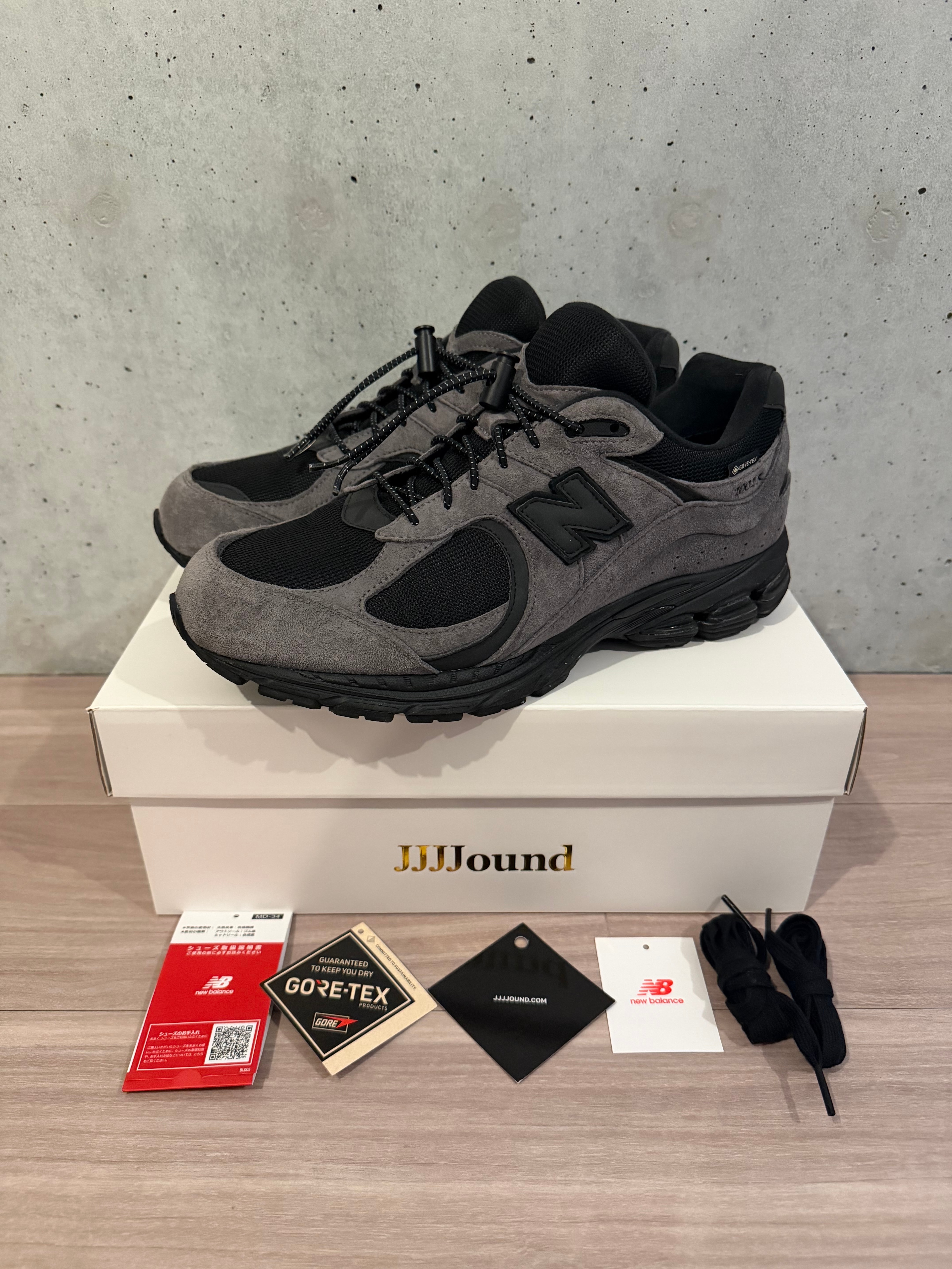 JJJJound × New Balance 2002R GORE-TEX "Charcoal" M2002RXZ
