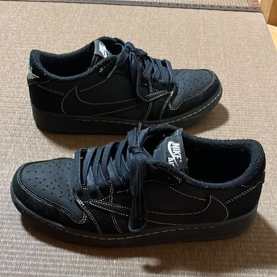 Travis Scott × Nike Air Jordan 1 Low OG SP "Black Phantom"