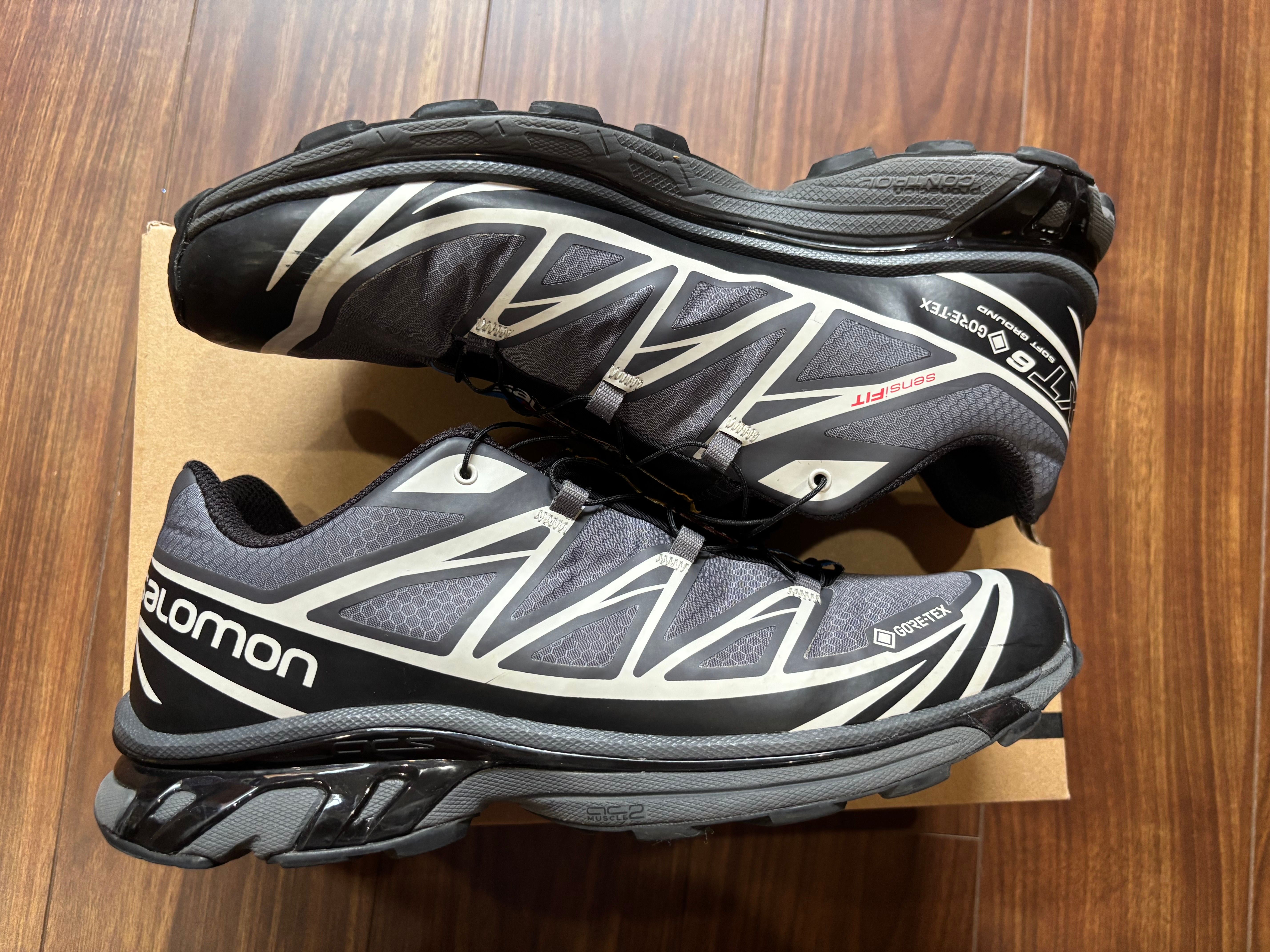 Salomon XT-6 GORE-TEX "Black/Ebony/Lunar Rock"