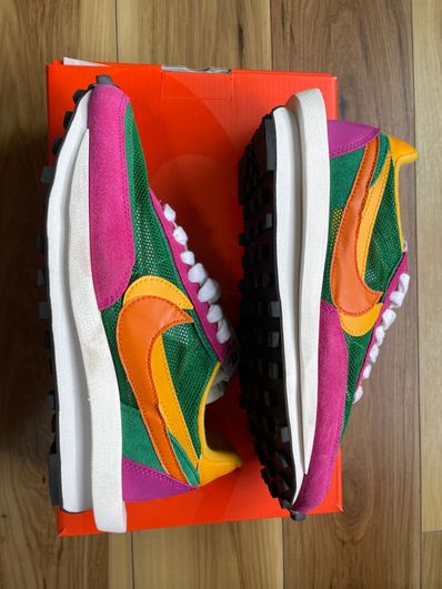 sacai × NIKE LDV WAFFLE "PINE GREEN"