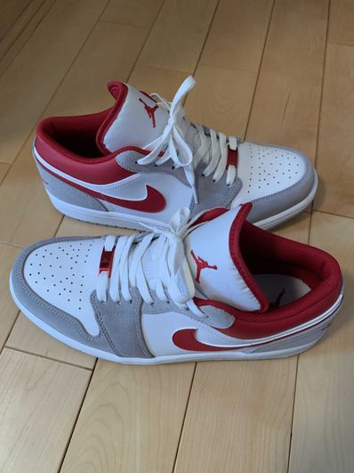 Nike Air Jordan 1 Low SE "White/Grey/Red"