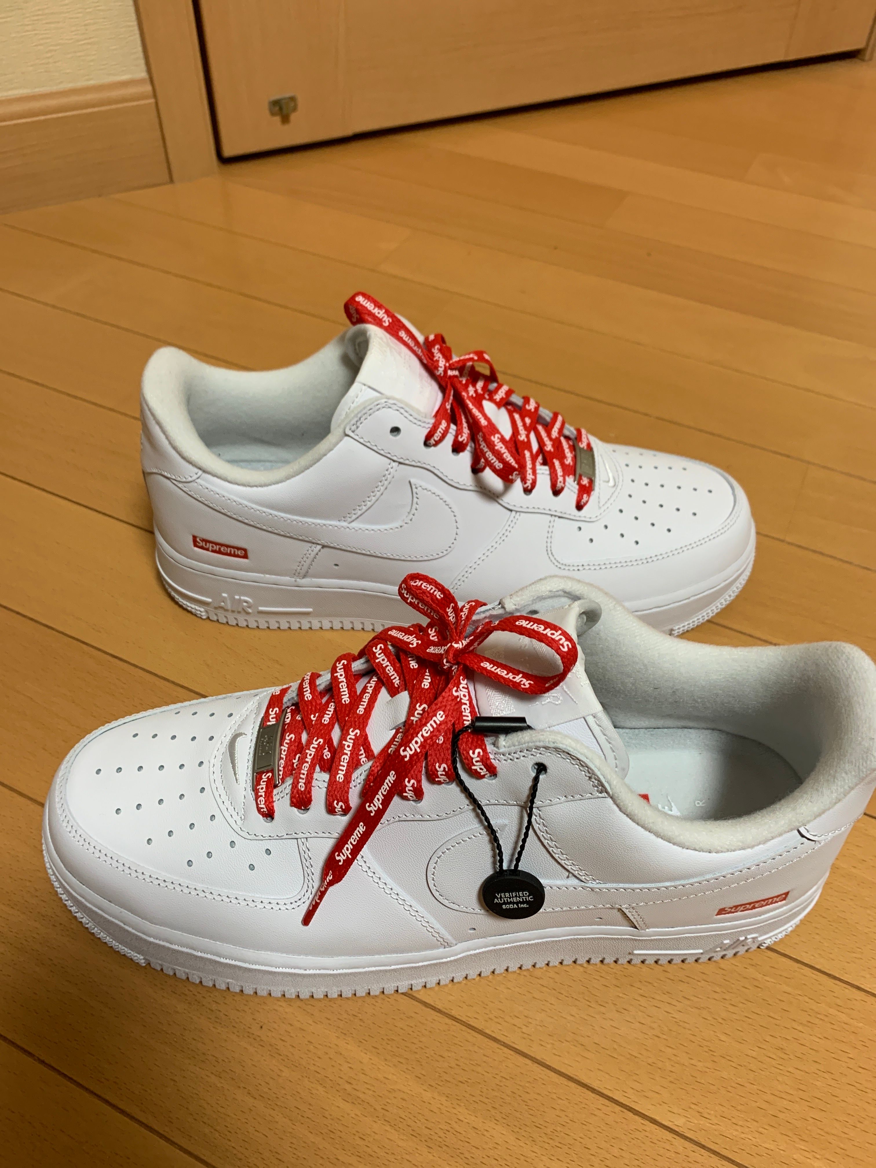 Supreme × Nike Air Force 1 Low "White"