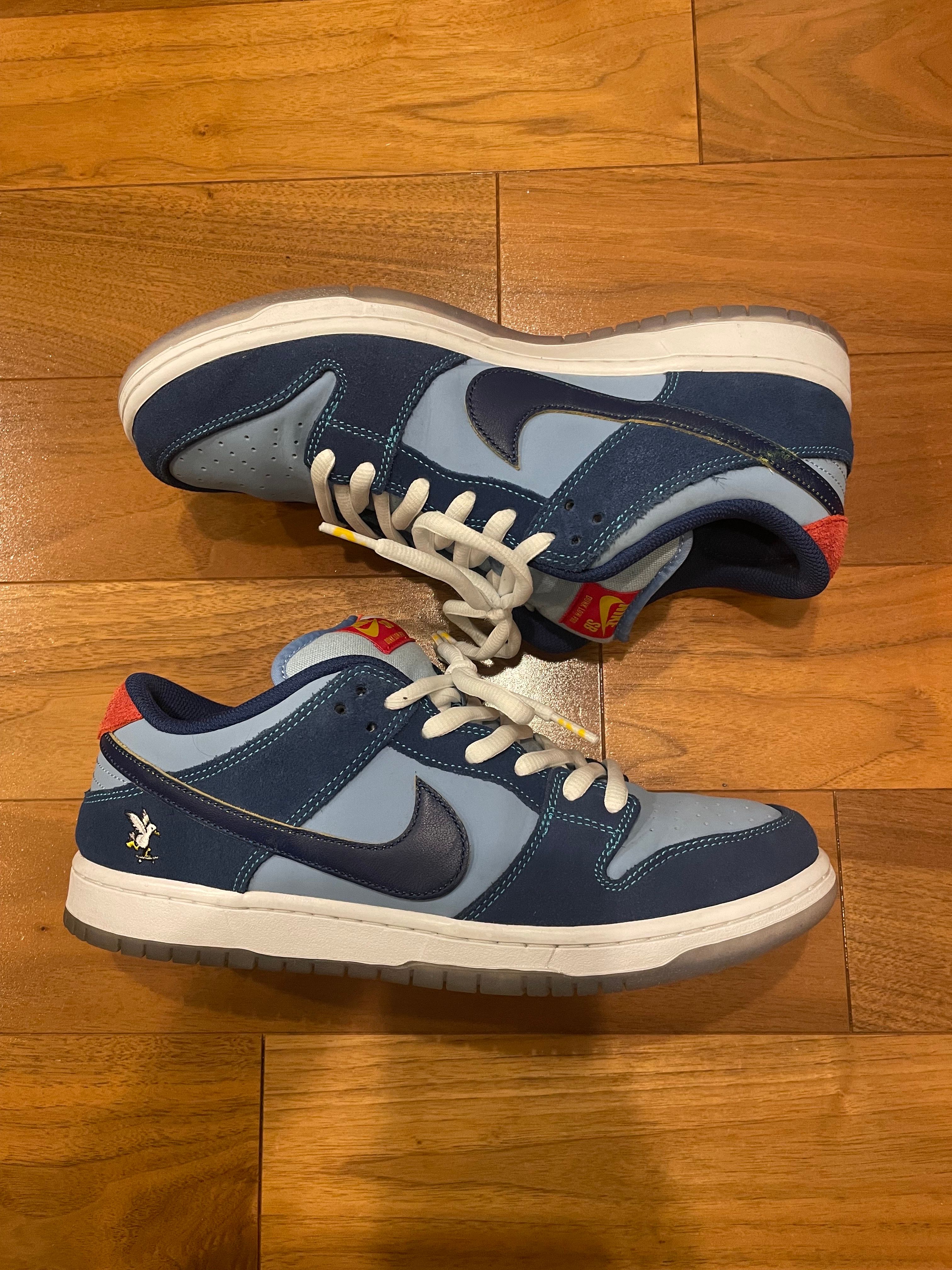 Why So Sad? × Nike SB Dunk Low "Coastal Blue/Speed Yellow-University Red"