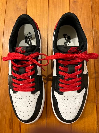Nike Air Jordan 1 Retro Low OG "Black Toe"