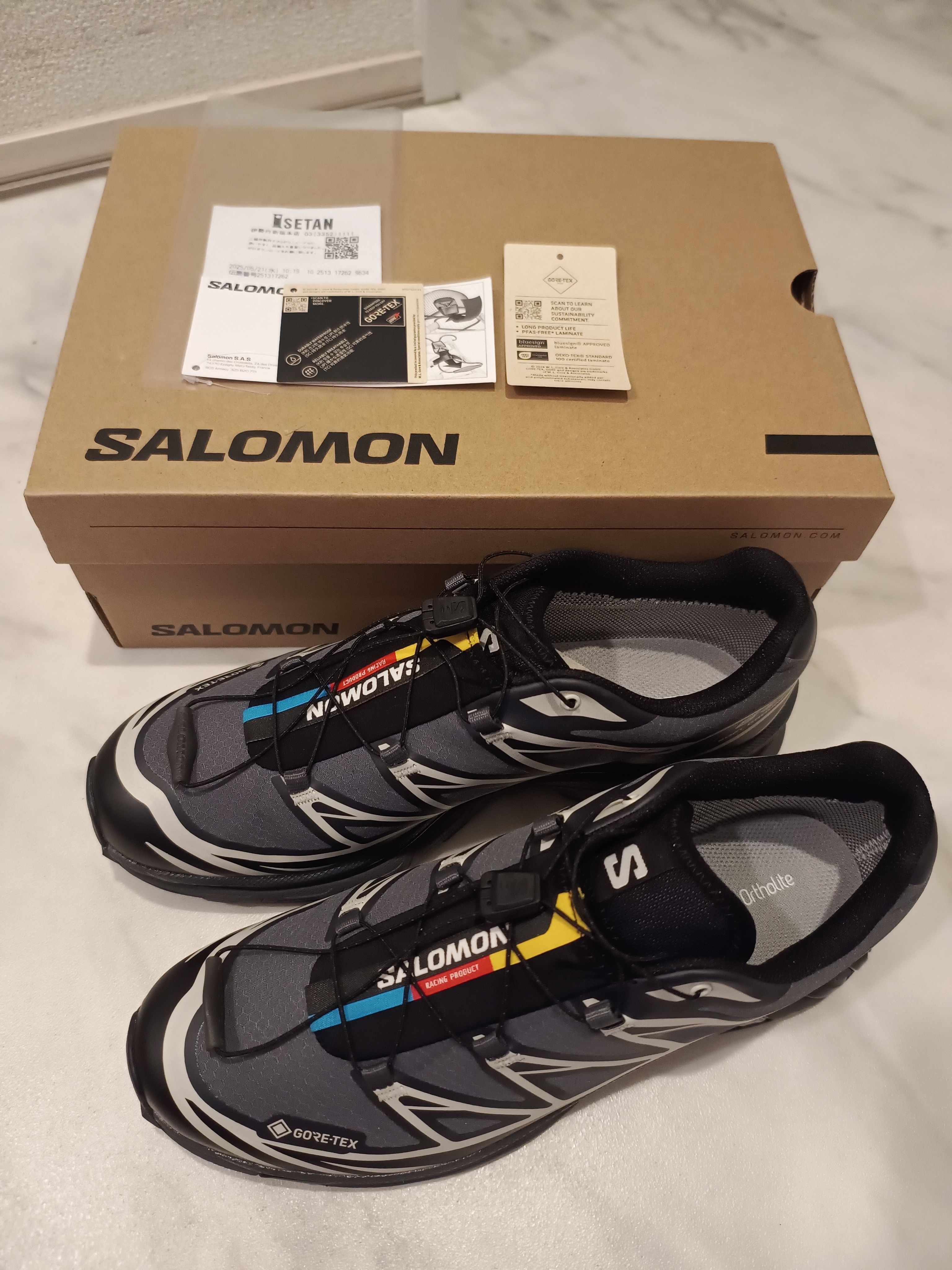 Salomon XT-6 GORE-TEX "Black/Ebony/Lunar Rock"