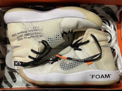 Off-White × Nike React Hyperdunk 2017 Flyknit "The 10/White"