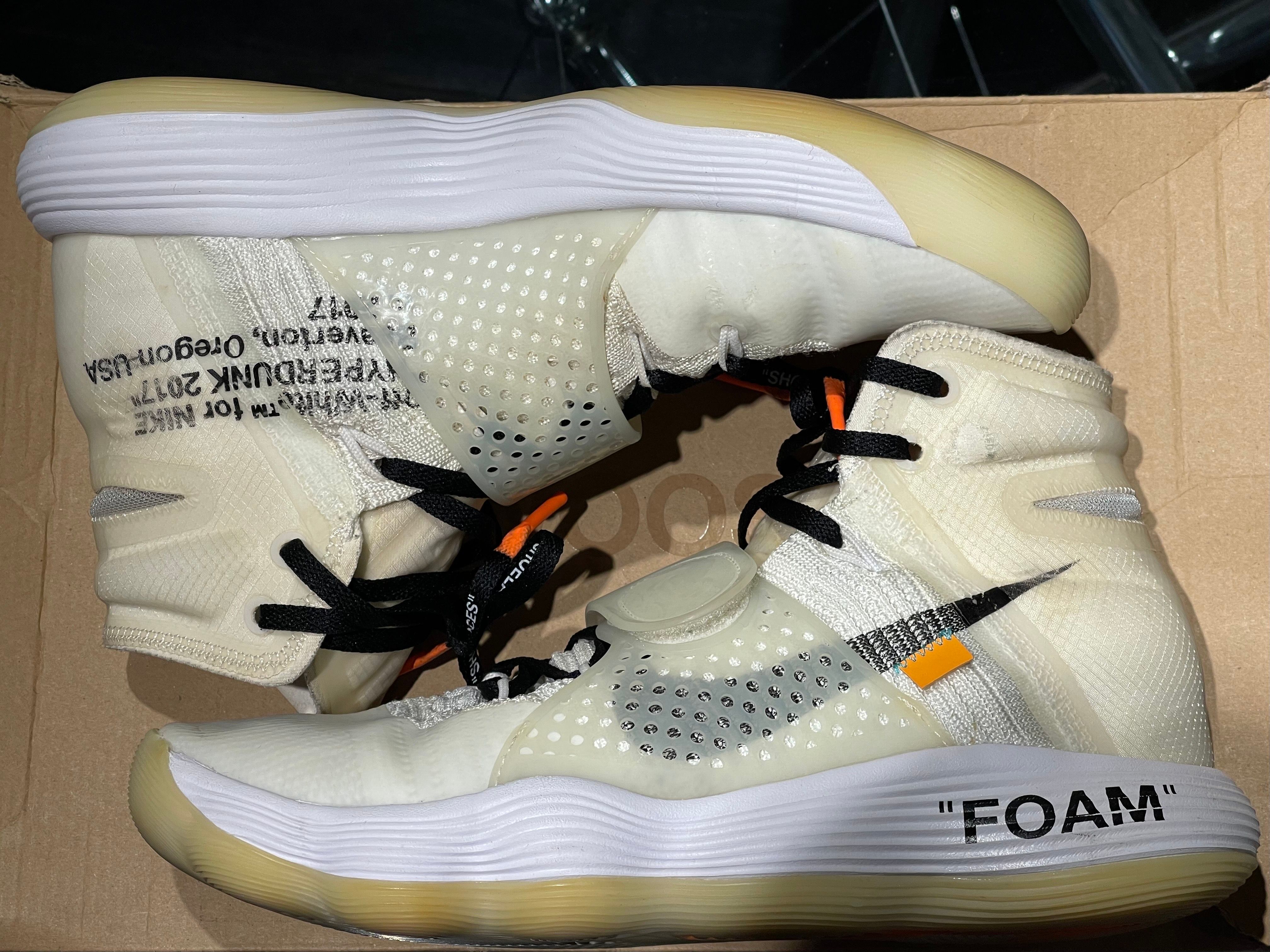 Off-White × Nike React Hyperdunk 2017 Flyknit "The 10/White"