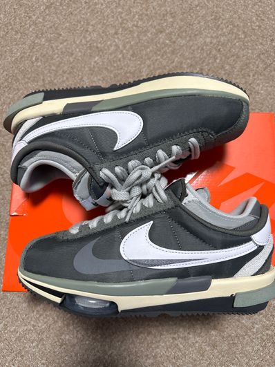 sacai × Nike Zoom Cortez "Iron Grey"