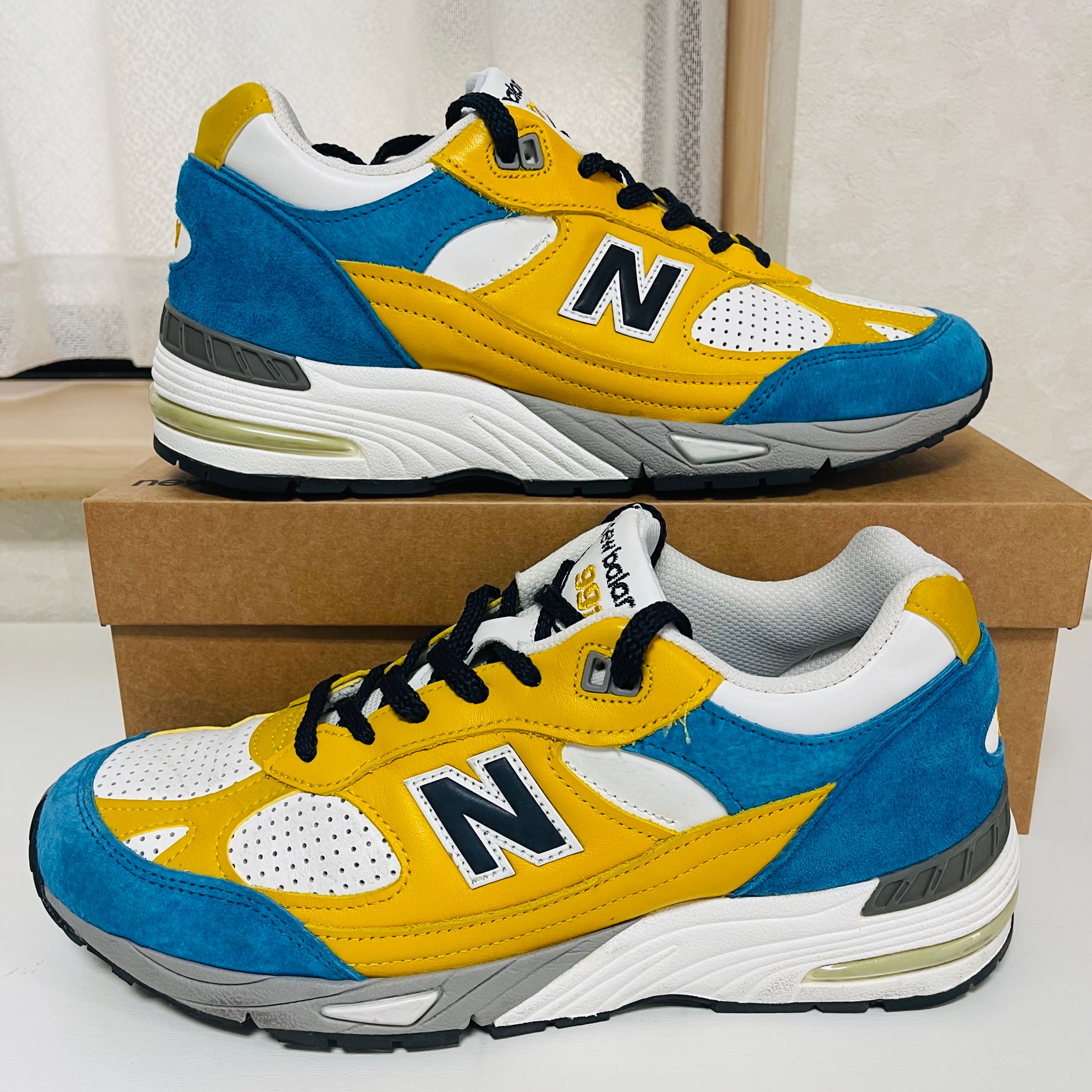 SNS × New Balance 991 "Yellow/Blue"