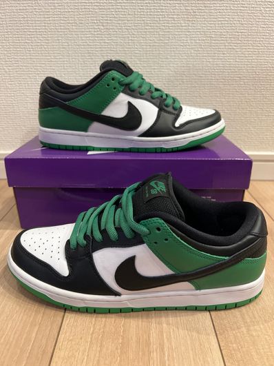 Nike SB Dunk Low Pro "Black and Classic Green"