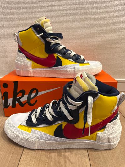 sacai × Nike Blazer Mid "Varsity Maize/Varsity Red"