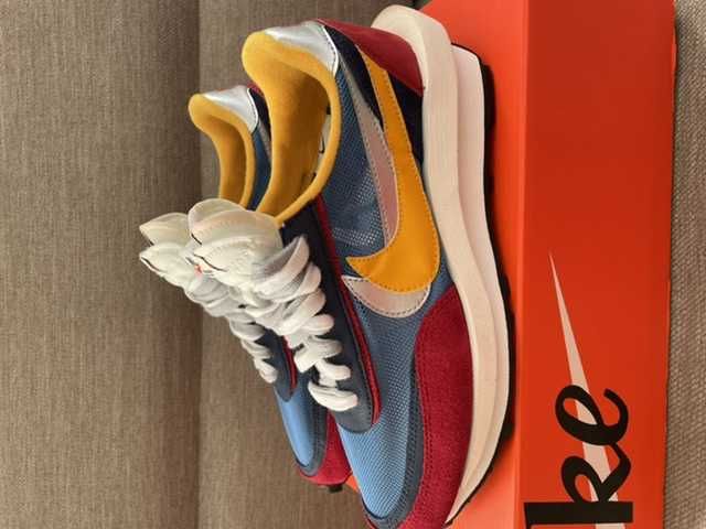 sacai × Nike LDV Waffle "Red/Blue"