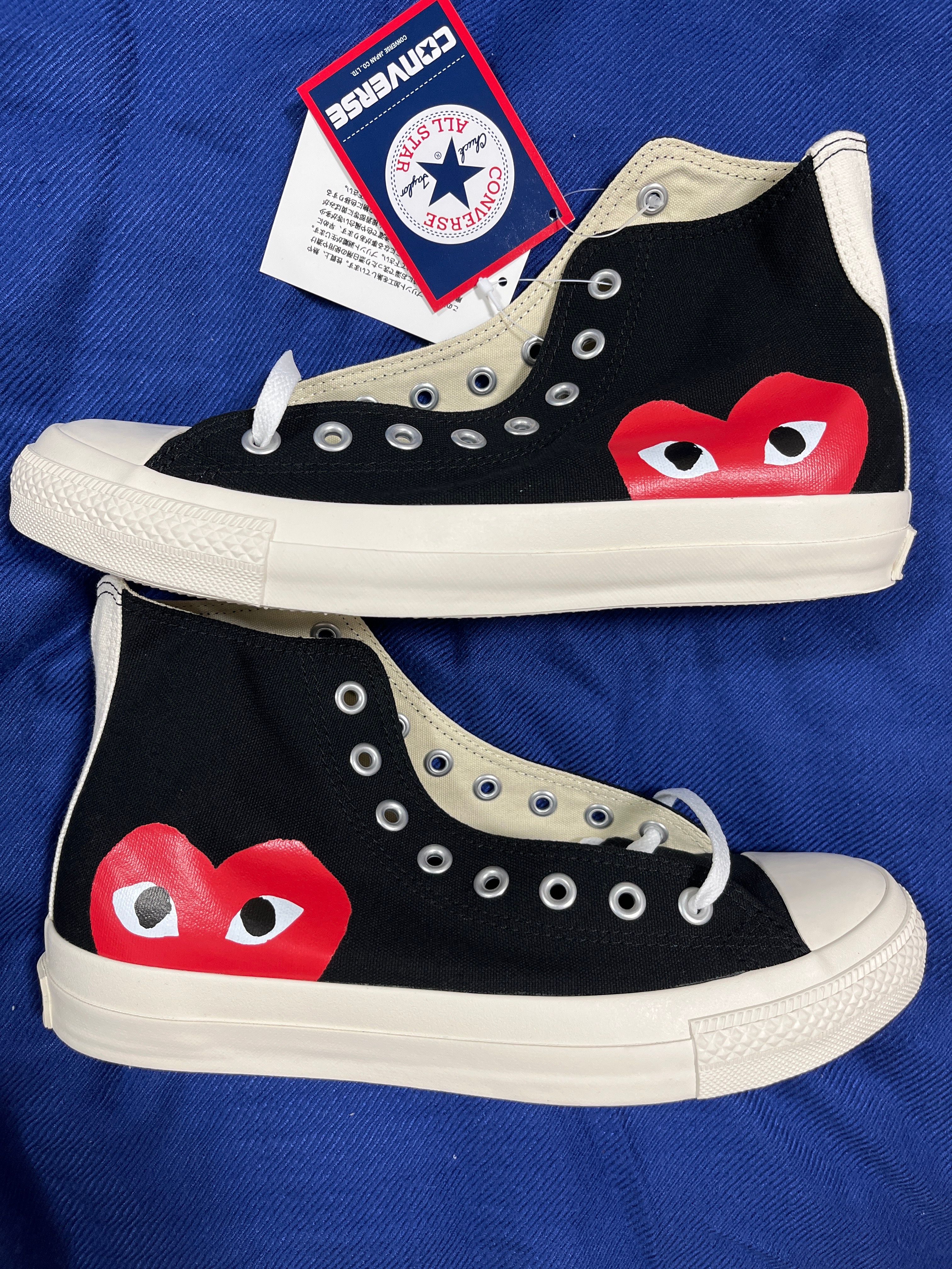 PLAY COMME des GARCONS × Converse All Star Hi "Black"