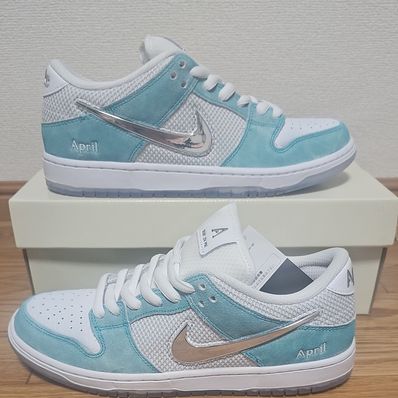 APRIL SKATEBOARDS × Nike SB Dunk Low Pro QS "White and Multi-Color"