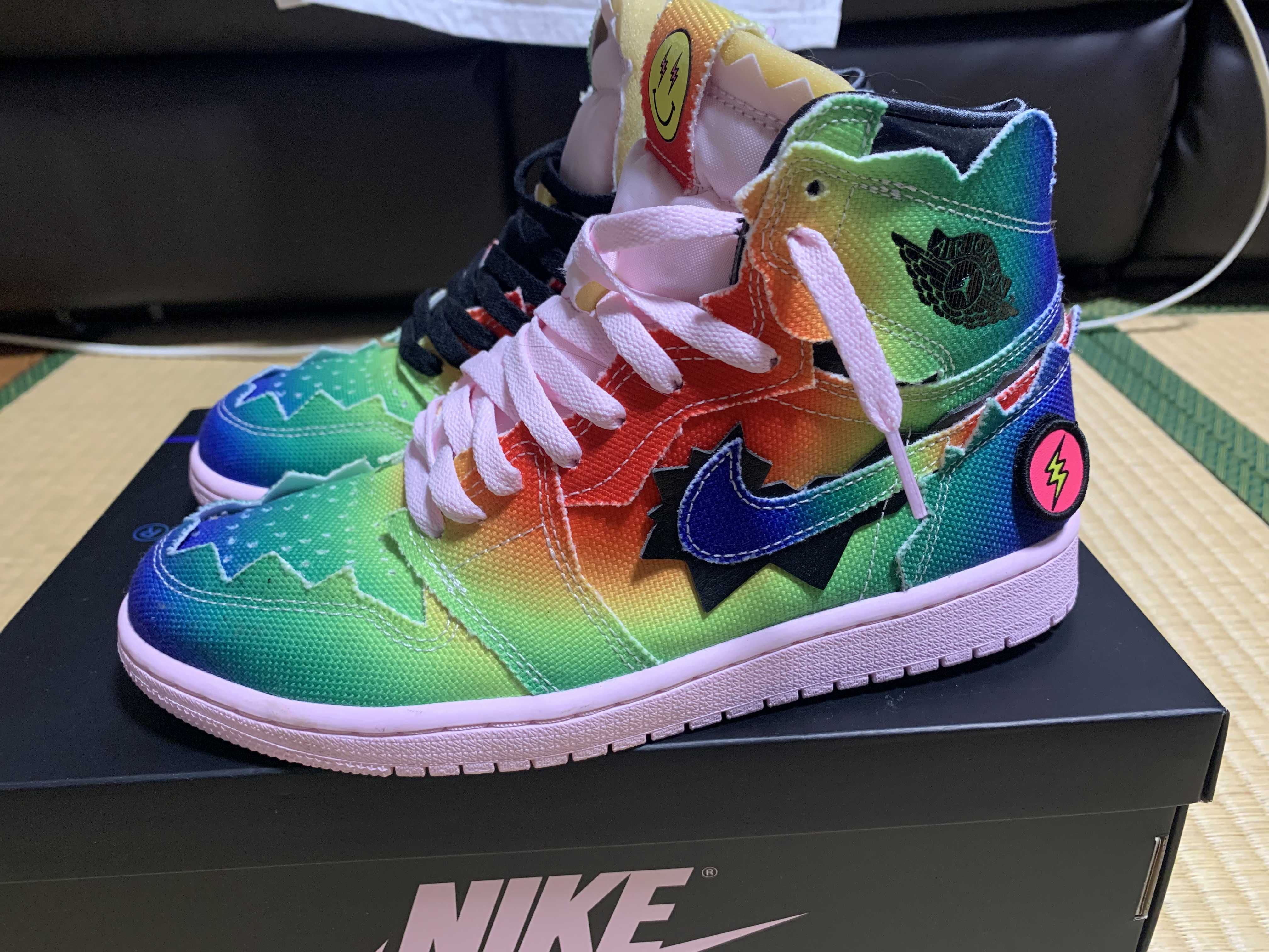 J Balvin × Nike Air Jordan 1 High OG "Rainbow"