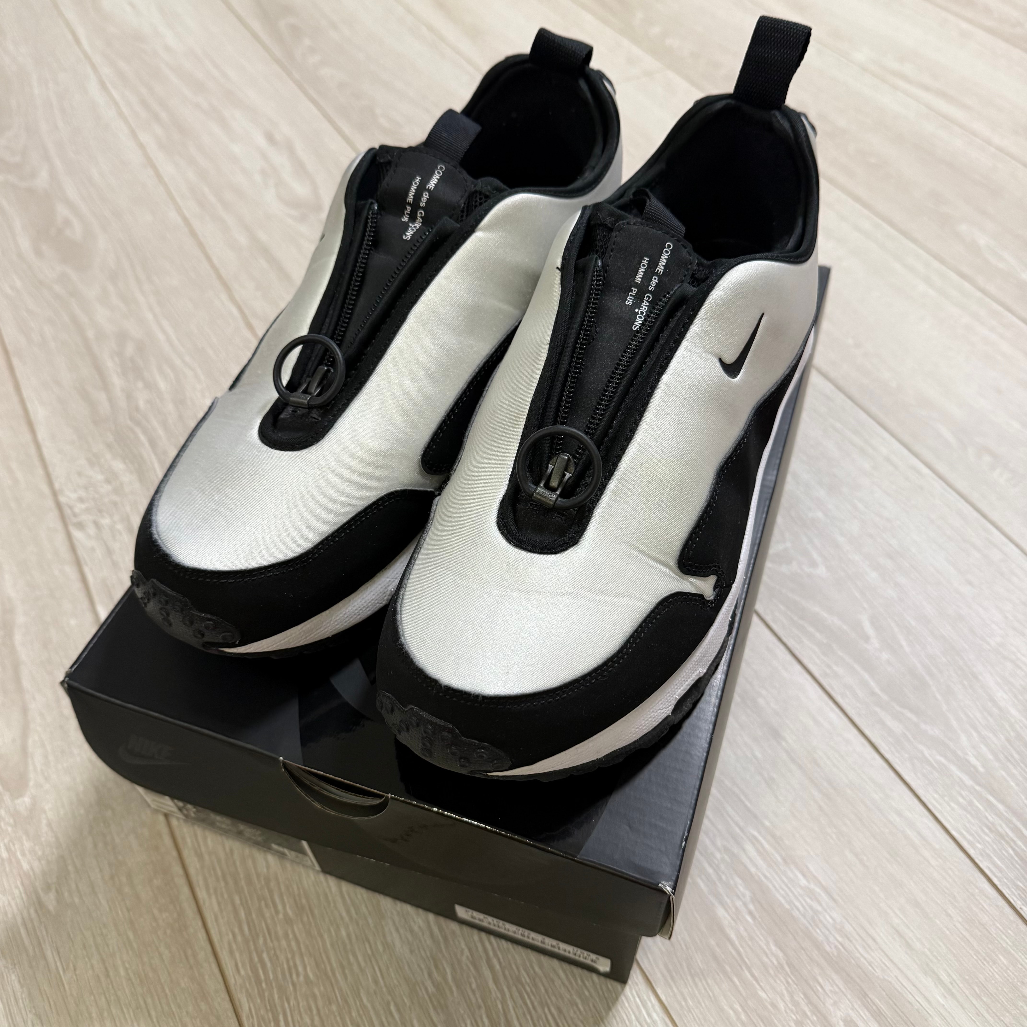 COMME des GARCONS HOMME PLUS × Nike Air Sunder Max SP "Black/White"