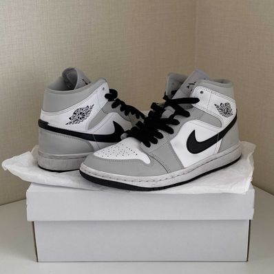 Nike Women's Air Jordan 1 Mid "Grey Fog/White/Black"