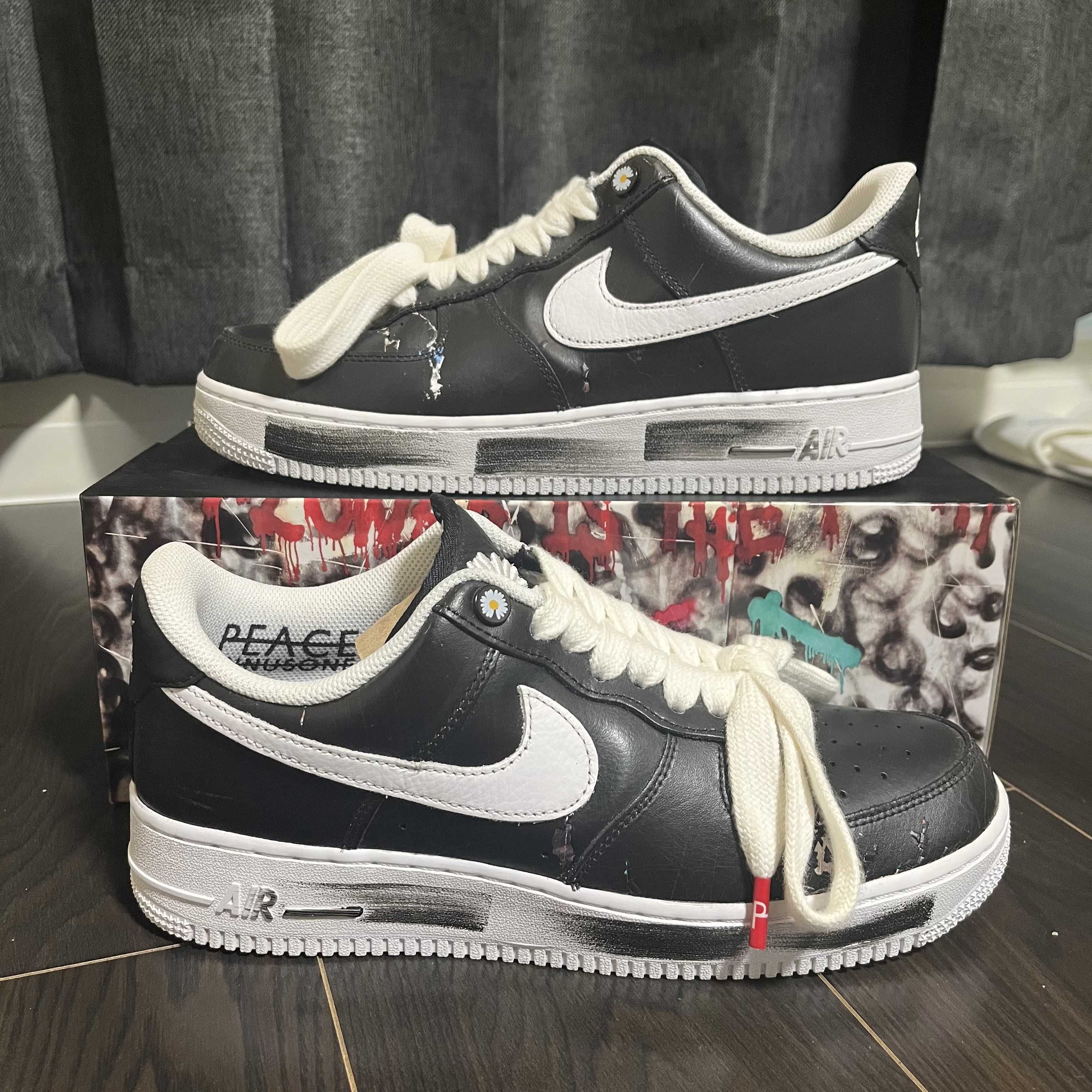 PEACEMINUSONE × Nike Air Force 1 Low Para Noise "Black" / G-DRAGON