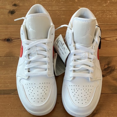 Nike Women's Air Jordan 1 Low "White/University Red"