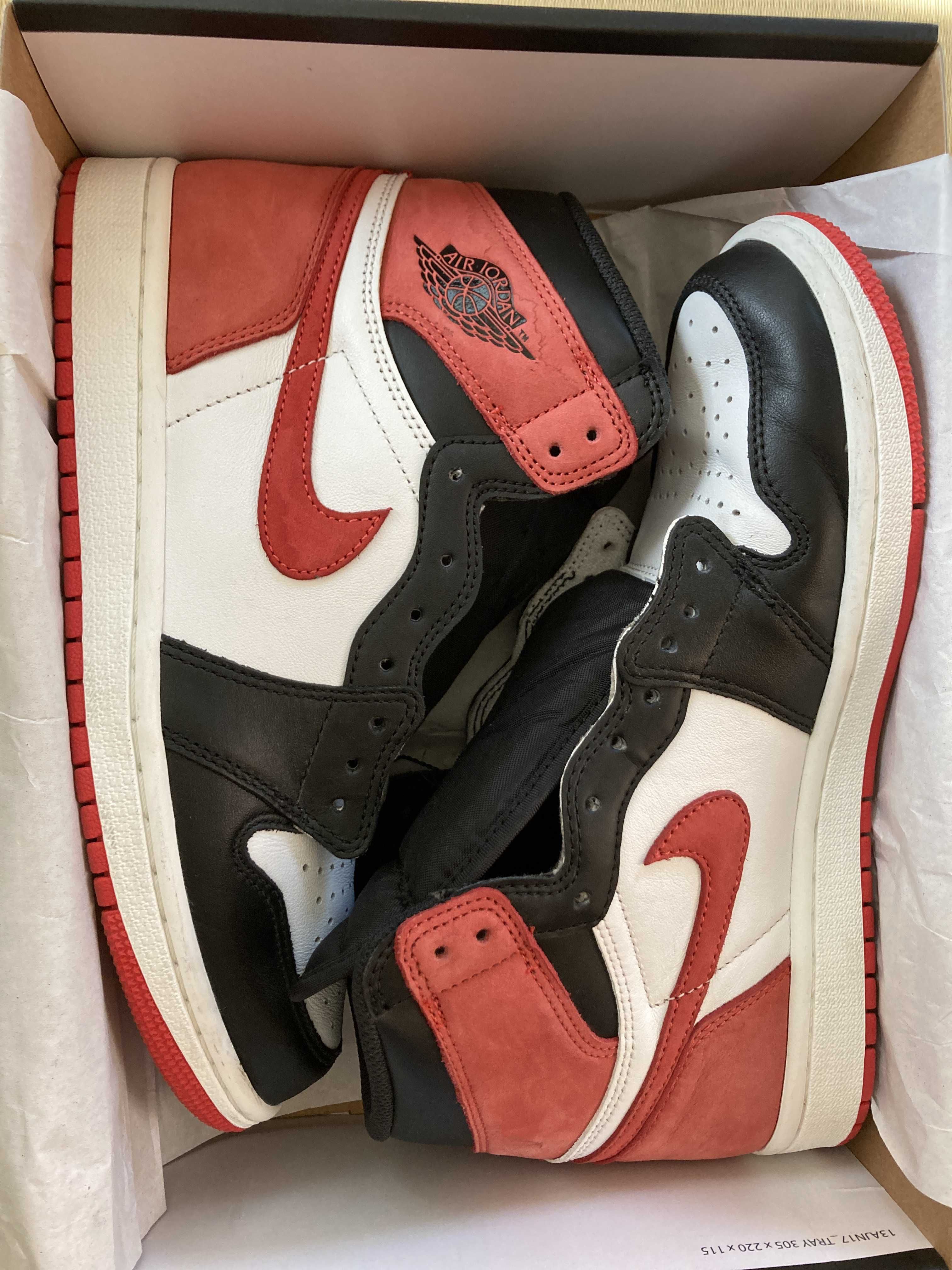 NIKE AIR JORDAN 1 RETRO HIGH "TRACK RED"