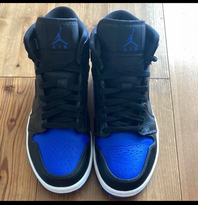 NIKE AIR JORDAN 1 MID "BLACK/BLUE"