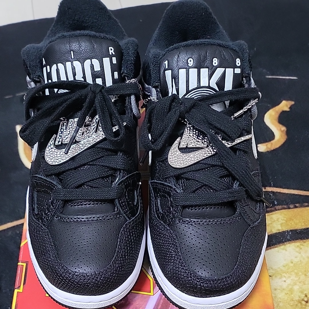 NIGO® × Nike Air Force 3 Low SP "Black/White" (NIGO Heel Logo)