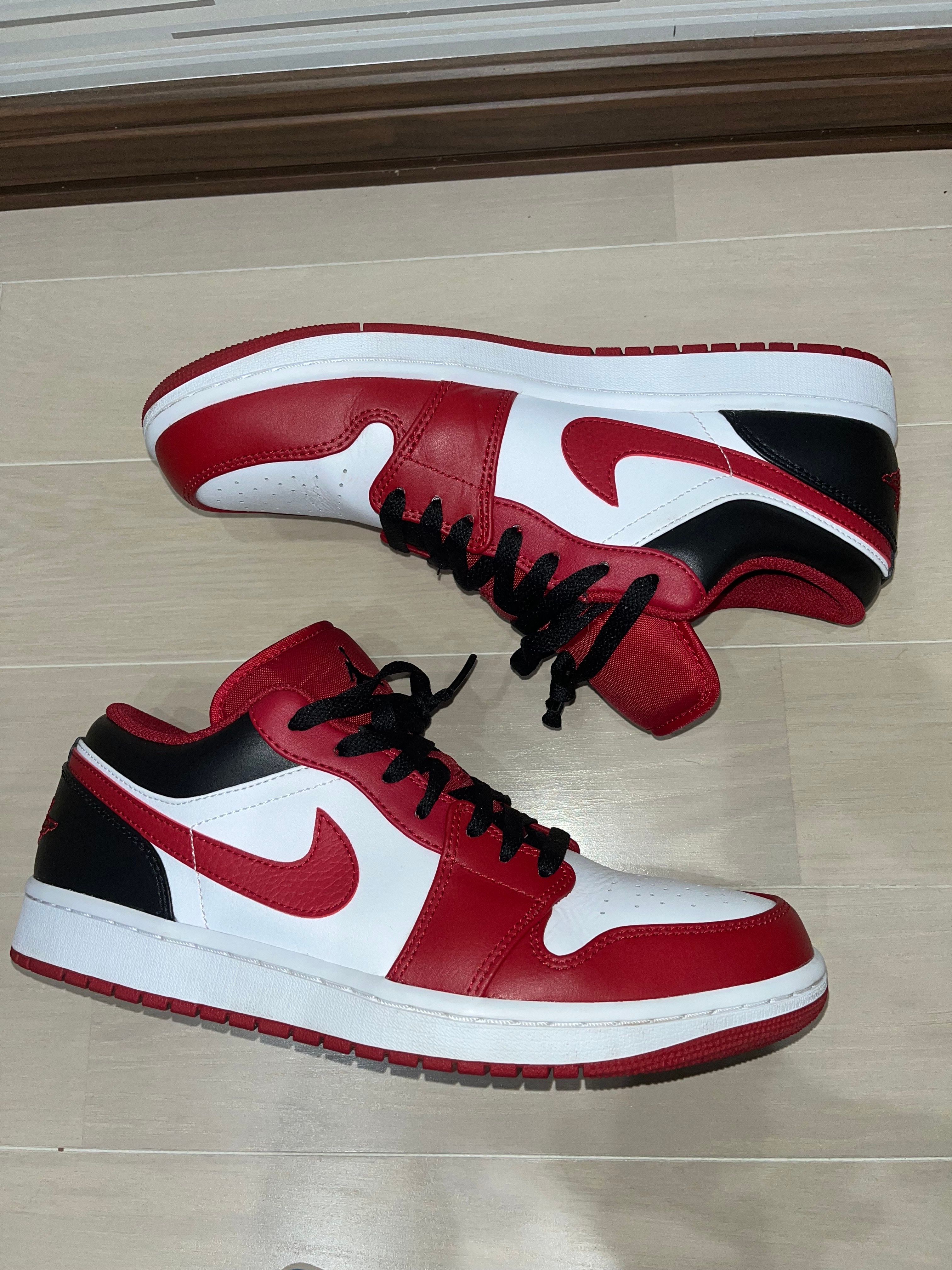 Nike Air Jordan 1 Low "White/Gym Red/Black"