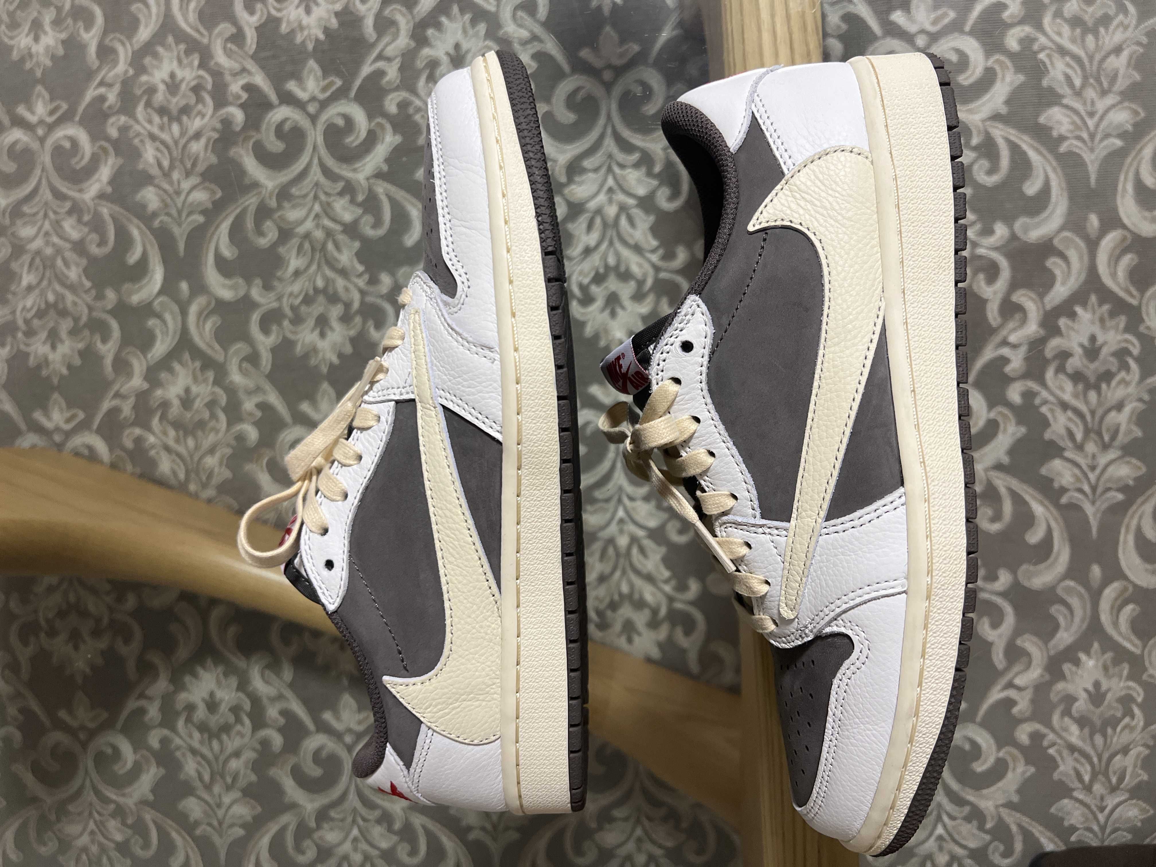 Travis Scott × Nike Air Jordan 1 Low OG SP "Reverse Mocha/Sail and Ridgerock"