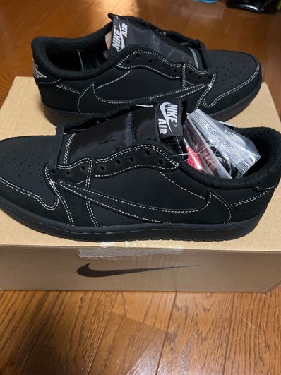 Travis Scott × Nike Air Jordan 1 Low OG SP "Black Phantom"