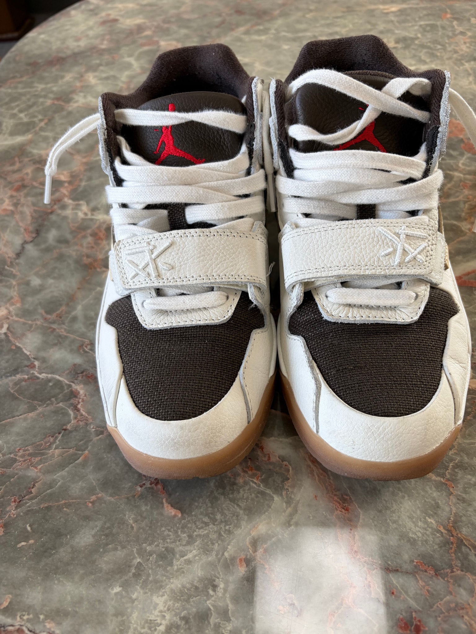 Travis Scott × Nike Jordan Jumpman Jack TR "Sail and Dark Mocha"
