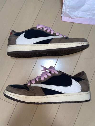 Travis Scott × Nike Air Jordan 1 Low OG SP-T "Black/Dark Mocha"