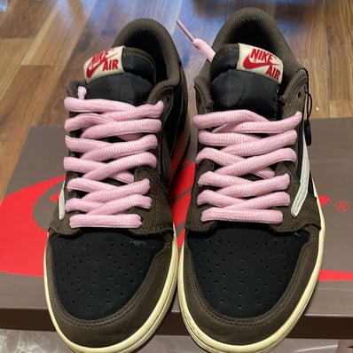 Travis Scott × Nike Air Jordan 1 Low OG SP-T "Black/Dark Mocha"