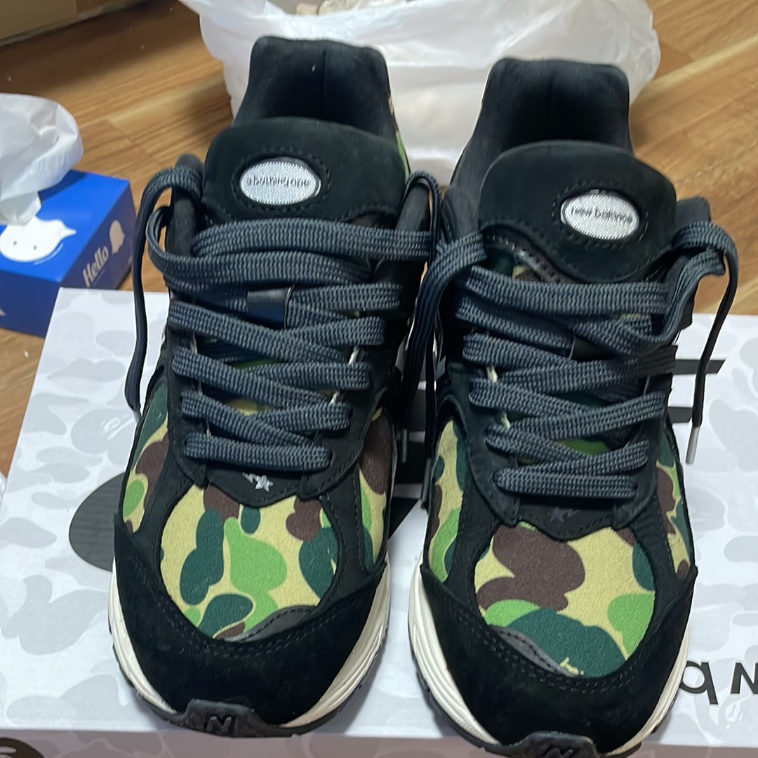 A BATHING APE × New Balance 2002R "Black"