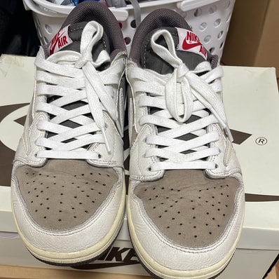Travis Scott × Nike Air Jordan 1 Low OG SP "Reverse Mocha/Sail and Ridgerock"