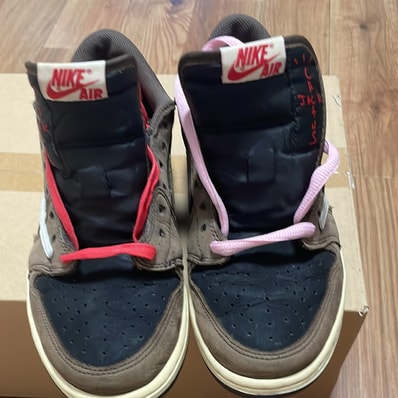 Travis Scott × Nike Air Jordan 1 Low OG SP-T "Black/Dark Mocha"
