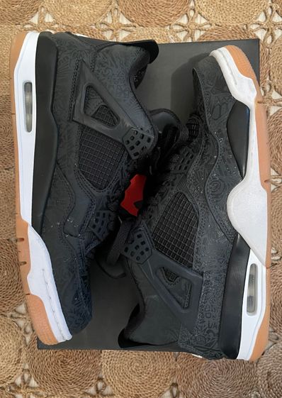 Nike Air Jordan 4 Retro "Laser Black/Gum"