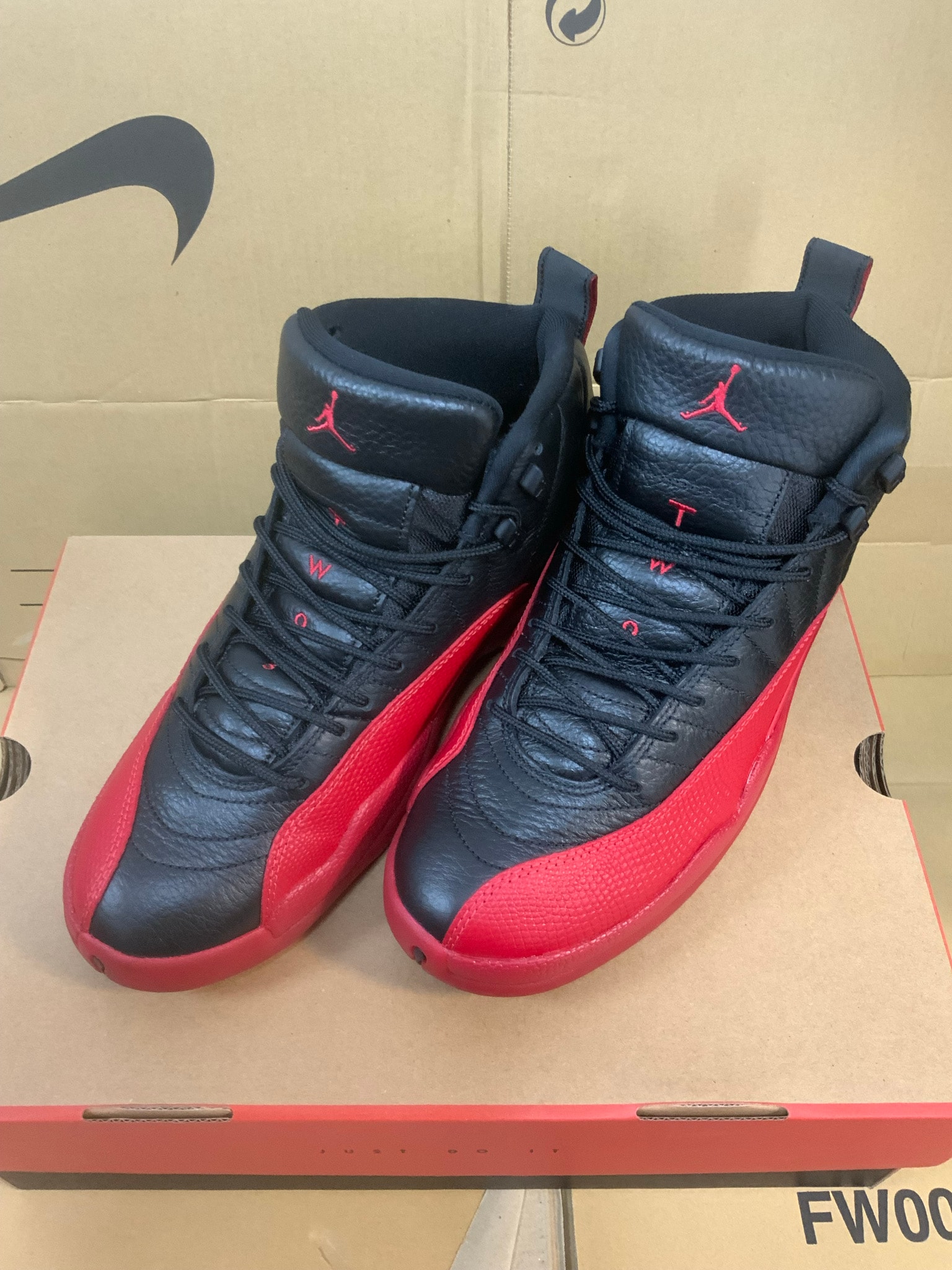 Nike Air Jordan 12 Retro "Flu Game/Black and Varsity Red" (2025)