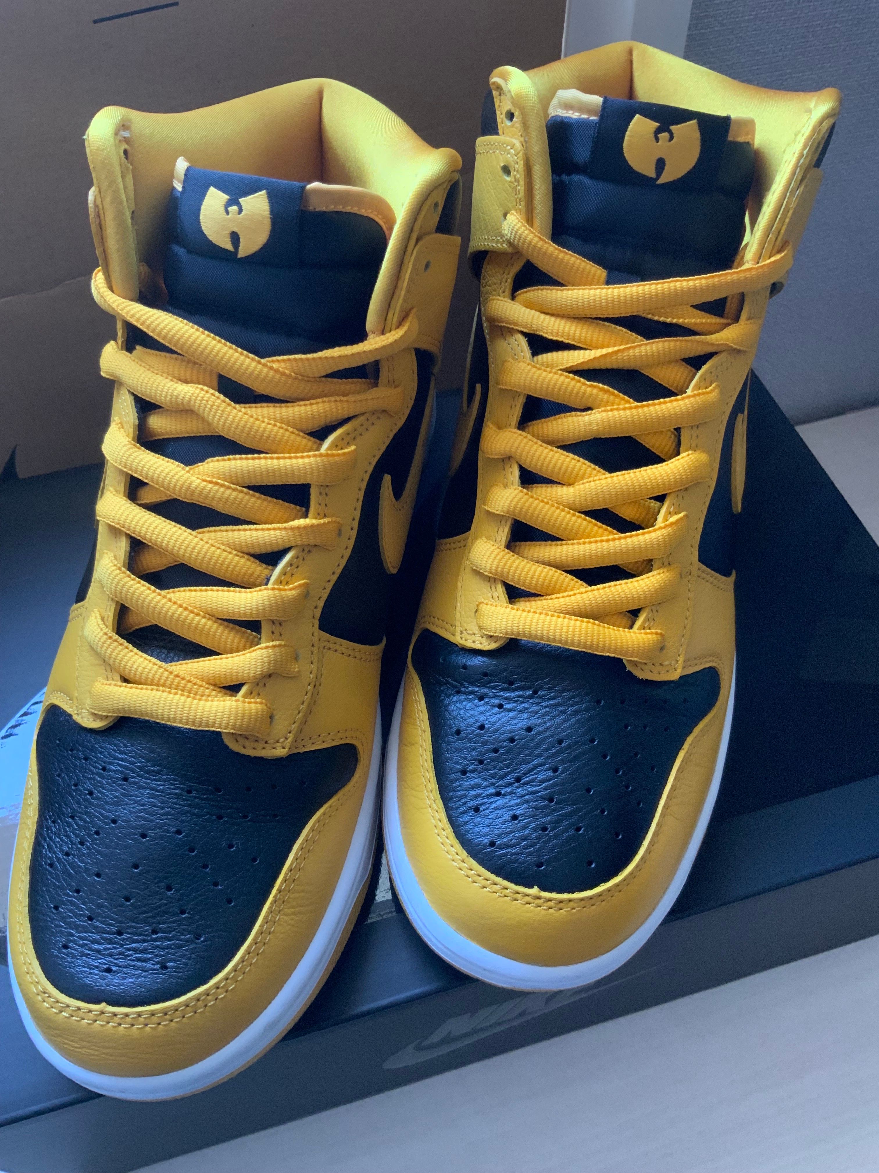 Wu-Tang Clan × Nike Dunk High Retro PRM "Black and Pollen"