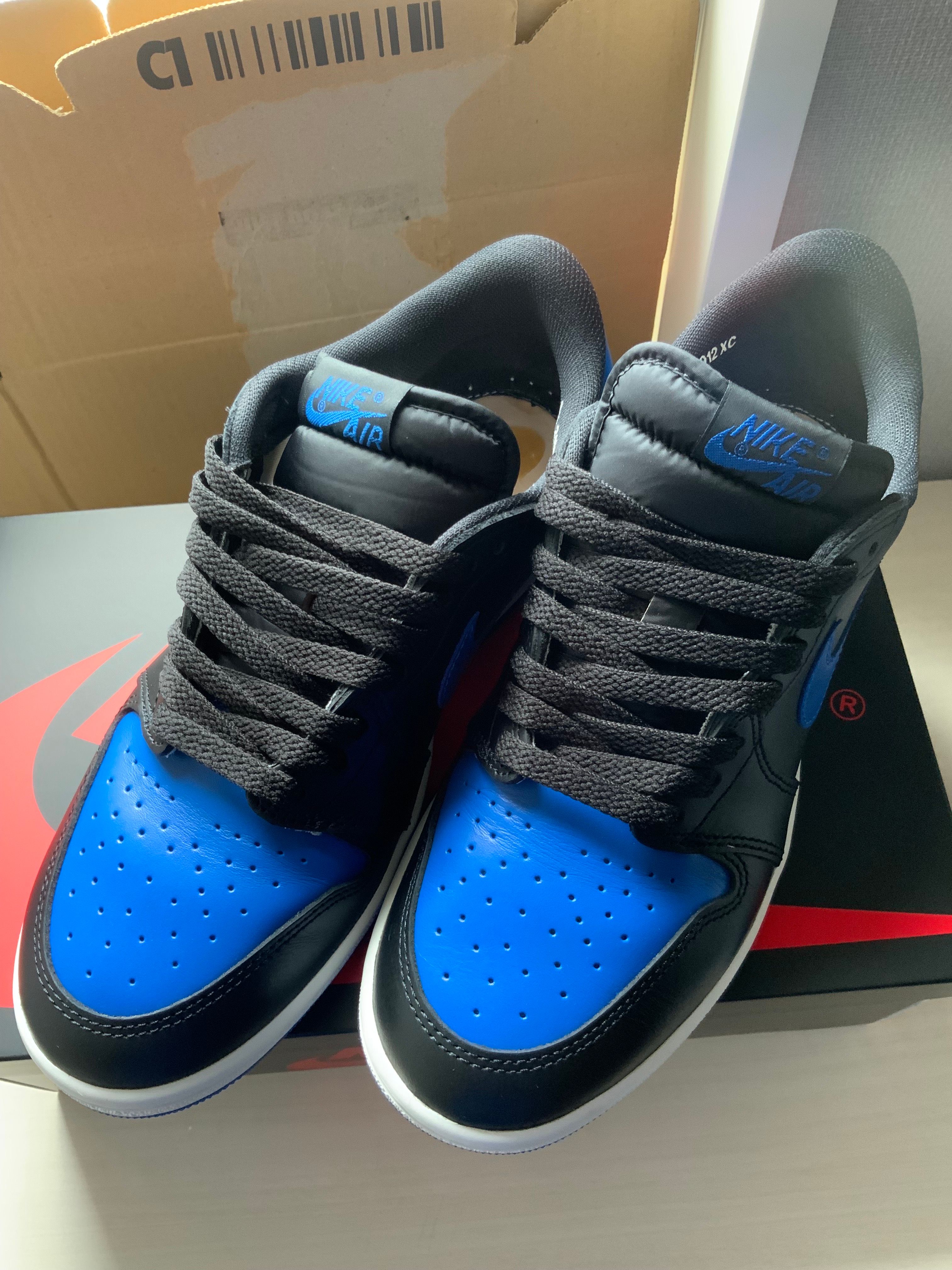 Nike Air Jordan 1 Low '85 "Black and Royal Blue"
